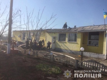 На Луганщине горел дом престарелых