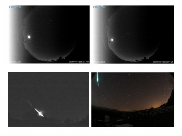 Астрономы показали фото трех метеоров, что пропустили европейцы из-за коронавируса