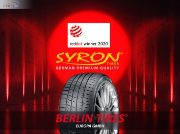 Berlin Tires награждена премией Red Dot Award 2020 за шину Syron Premium Performance