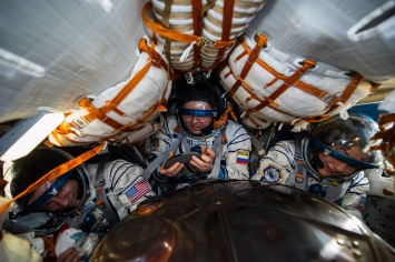 На Землю с МКС вернулся российско-американский экипаж