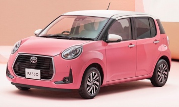 Компания Toyota выпустила автомобиль необычного цвета специально для девушек (фото)