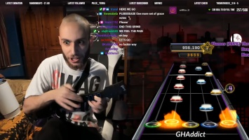 Новый безумный рекорд в Guitar Hero - идеальное исполнение Through Fire and Flames на скорости 165 %