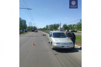 В Северодонецке водитель автомобиля сбил велосипедистку