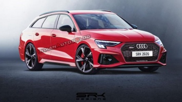 Audi RS 3 Avant впервые показали на рендерах