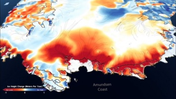 В NASA показали, как за 16 лет уменьшились ледники Антарктиды (ВИДЕО)