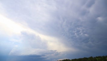 В небе над Черниговом зафиксировали редкие облака Mammatus