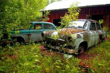 В Европе обнаружили кладбище старых советских авто