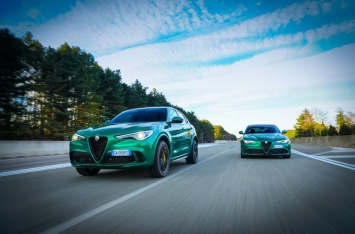 Компания Alfa Romeo обновила Giulia Quadrifoglio и Stelvio Quadrifoglio