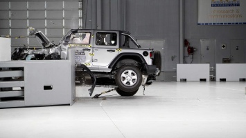 Новый Jeep Wrangler опрокинулся во время краш-тестов IIHS