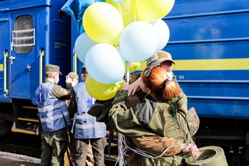 Киев встретил Бригаду быстрого реагирования Нацгвардии после 8-месячной ротации на фронт