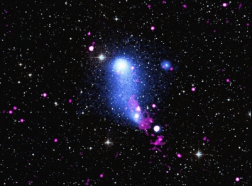 Фото дня: столкновение двух скоплений галактик