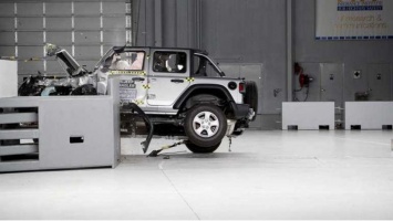 Jeep Wrangler провалил краш-тест IIHS: видео