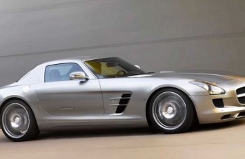 Обновленный Mercedes SLS AMG превратили в пикап (ВИДЕО)