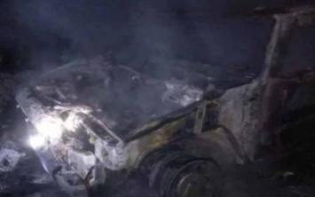 Появились подробности возгорания депутатского внедорожника «Хаммер» на Херсонщине