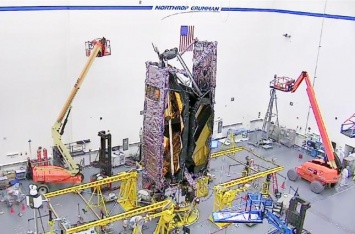 NASA сложило телескоп "Джеймс Уэбб" в полетную конфигурацию