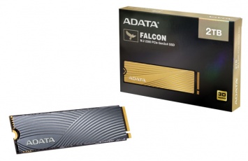 ADATA анонсировала M.2 NVMe-накопители серий Swordfish и Falcon для создателей контента