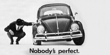 «Мы пытались». Необычная реклама Volkswagen Beetle (ФОТО)