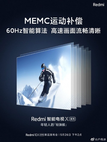 Стали известны особенности телевизоров Xiaomi Redmi X