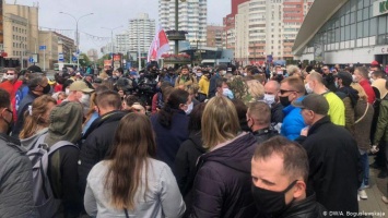 В Минске прошел пикет в поддержку оппозиционных кандидатов в президенты