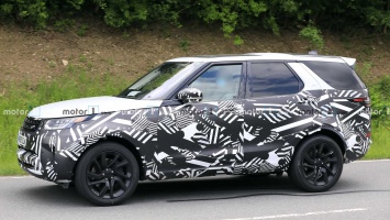 Обновленный Land Rover Discovery впервые выехал на тесты