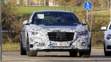 На тестах замечен прототип роскошного Mercedes-Maybach S-Class нового поколения (ФОТО)
