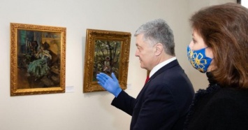 Суд арестовал картины Порошенко в музее Гончара