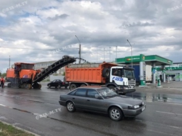 Сегодня в Мелитополе стартовал ремонт объездной (фото, видео)