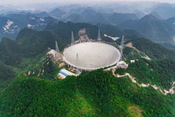 Китай займется поиском внеземной жизни с помощью гигантского радиотелескопа FAST
