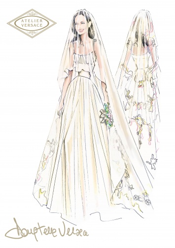 Свадебное платье Анджелины Джоли