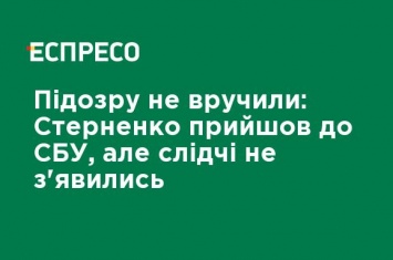 Подозрение не вручили: Стерненко пришел в СБУ, но следователи не появились