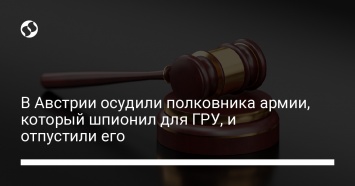 В Австрии осудили полковника армии, который шпионил для ГРУ, и отпустили его