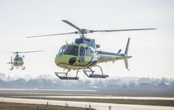 Вертолет МВД H125 провел мониторинг границы с Беларусью и пределы зоны отчуждения