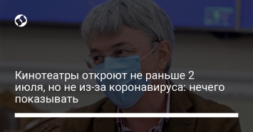 Кинотеатры откроют не раньше 2 июля, но не из-за коронавируса: нечего показывать