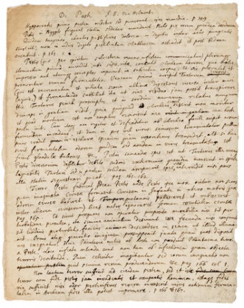 Рукопись Ньютона о чуме продана на аукционе