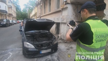 Полиция Одессы показала, как задерживала поджигателей авто адвоката