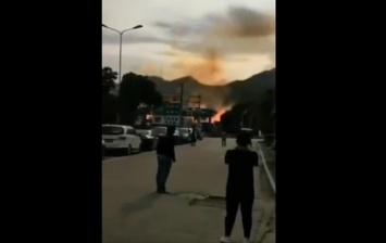 В Китае взорвался бензовоз: много погибших