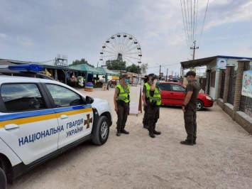 В Запорожской области курорты взяли под усиленную охрану(ФОТО)