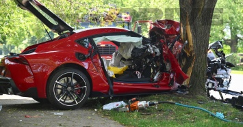 Новую Toyota Supra разбили во время тест-драйва (фото)
