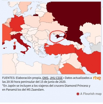 МИД требует от испанского СМИ исправить карту с "российским" Крымом