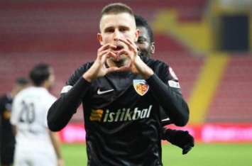 Украинец Кравец забил пятый гол в нынешнем сезоне чемпионата Турции