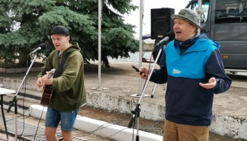 Украинские музыканты дали концерты в зоне ООС