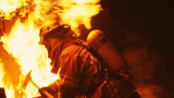 В Запорожской области произошел пожар, во время которой спасли мужчину
