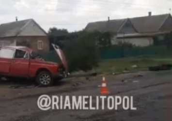 Под Мелитополе в ДТП водителю оторвало руку (видео)