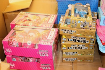 Часть конфискованных Одесской таможней игрушек раздадут детям на Закарпатье