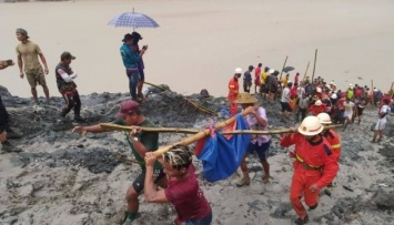 В Мьянме после оползня погибли уже 166 шахтеров