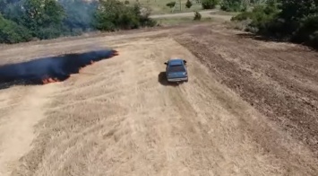 Опубликованы видео поджогов, которые могли стать причиной страшных пожаров на Луганщине