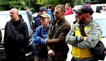 Во Львове митингуют участники боевых действий из-за отмены льгот в транспорте