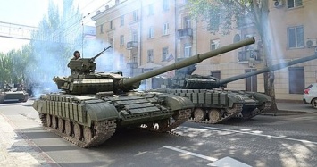 Под Луганск переброшены более десятка российских танков