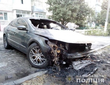В полиции открыли уголовное производство по факту сгоревшего авто запорожского социолога