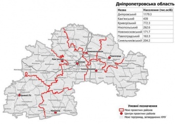 Стало известно, как нардепы перекроили Днепропетровскую область